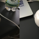 iPhone 6s on left and iPhone 7 on right. The low light performance with the iPhone 7 is a lot better here. Not only is the Samsung 360 more illuminated, there is less noise in the blacks.